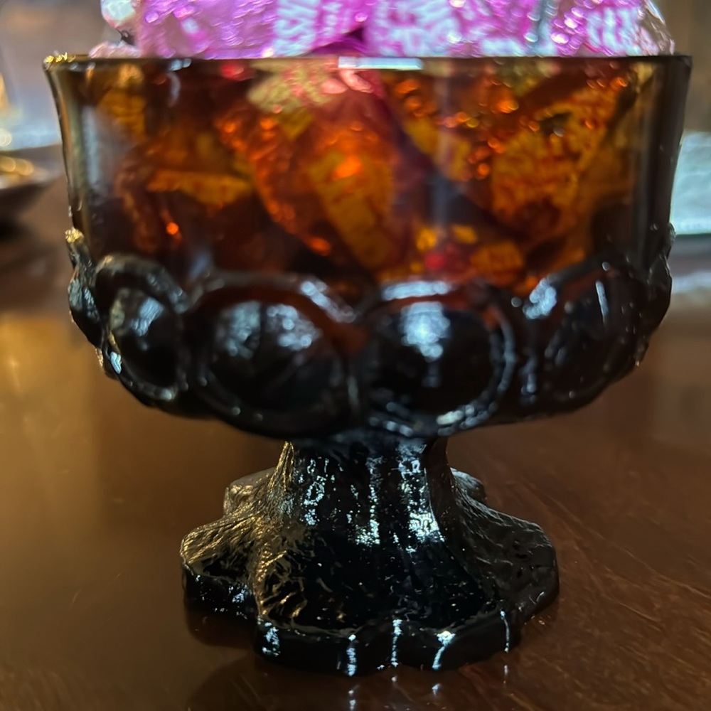 Franciscan Madeira dark amber dessert dishes